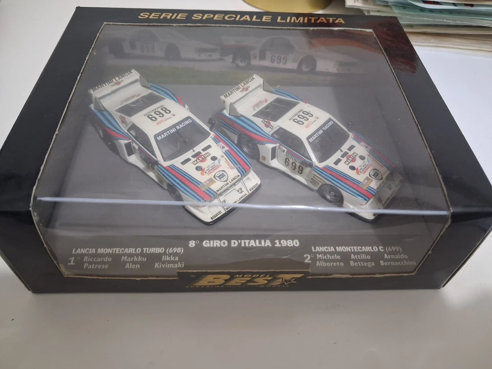 modellini 1/43 best lancia beta montecarlo 8° giro d'italia 1980 serie limitata - Image 1 of 2