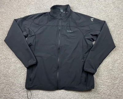 Chaqueta para mujer Eddie Bauer First Ascent 2XL alta negra carcasa suave cremallera completa Foto 1 de 4