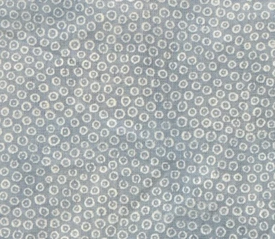 Pale Blue Polka Dot Cotton Fabric Large Remnant #18 - Image 1 of 4
