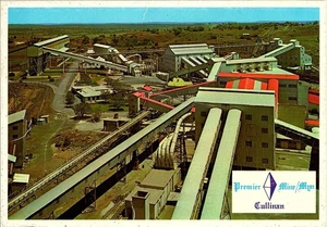 Tarjeta postal Cullinan Premier Diamond Mine Recovery Plant Pretoria Sudáfrica - Imagen 1 de 2