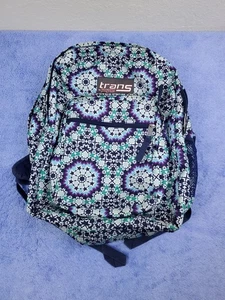 JanSport Trans Rucksack Supermax Navy Moonshine marokkanisches Design - Bild 1 von 21