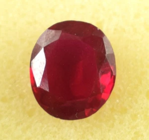 Natürlicher Utah Beryll Bixbit roter Smaragd 9,60 kt ovaler Edelstein zertifiziert T6407 - Bild 1 von 7