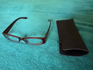 Modisches Gestell +1,00 Lesebrille Brille mit Etui - Bild 1 von 7