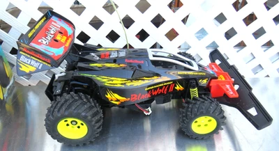 Vintage BIG Radio Shack Off Road BLACK WOLF II SUPER RACING Buggy - Image 1 of 4