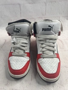 Puma Rebound LayUp  Red White Black High-Top Sneakers US Size 4C - Picture 1 of 13