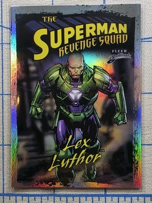 Fleer Brilliants - Lex Luthor RS-1 - 超人复仇小队 - DC 漫画卡 — 第 1/4 张图片