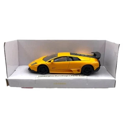 Modellino Auto Rastar 1/43 Lamborghini Murcielago LP670-4 SV Yellow - Immagine 1 di 2