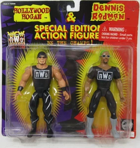 Figuras de Hollywood Hogan y Dennis Rodman 1997 WCW edición especial nuevo en el orden del año - Imagen 1 de 4