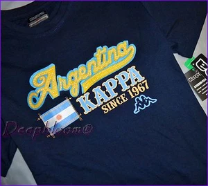 CAMISETA KAPPA TOP NIÑOS 8 10 12 14 16 18 20 AZUL ARGENTINA NUEVA - Imagen 1 de 2