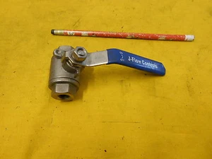 VALVOLA A SFERA INOX spegnimento J-FLOW CONTROL USA SERIE 3500 1/4" 316 2000WOG - Foto 1 di 5