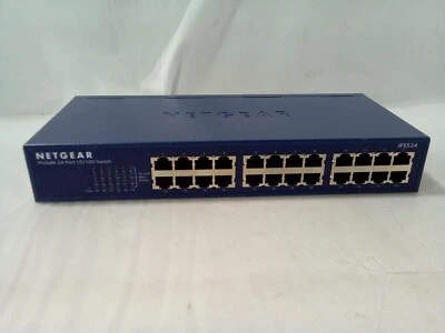 NetGear ProSafe 24 Port 10/100 Switch JFS524v2 - Image 1 of 4