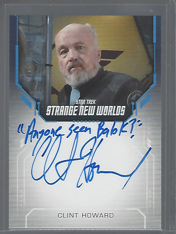 Star Trek Strange New Worlds Season 2 Clint Howard (Inscription) Autograph #06 - Bild 1 von 1