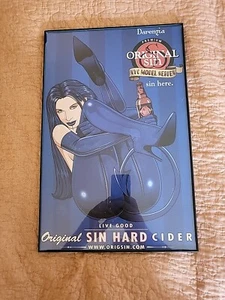 Sexy Original Sin Hard Cider Jane Wiedlin NYC Model SeriEs Pin-up Go-Go's Poster - Picture 1 of 5