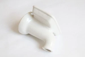 antique faucet tub shower filler spout | vtg deco victorian bath porcelain soap - Picture 1 of 5