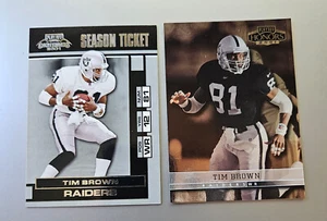 Tim Brown 2001 Playoff Contenders and 2001 Playoff Honors - Picture 1 of 3