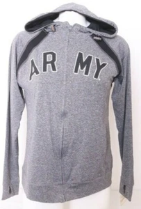 NEW U.S. Army J. America Gray Full Zip Hoodie Long Sleeve sweatshirt Women's M - Picture 1 of 9