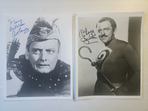 TV Batman Rare Villains Lot The Riddler John Astin and The Archer Art Carney Cover