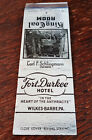 Vintage Matchcover: Fort Durkee Hotel King Coal Room, Wilkes-Barre, Pa