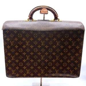 LOUIS VUITTON M53305 Monogram Serviette Fermoir Briefcase From Japan - Picture 1 of 18