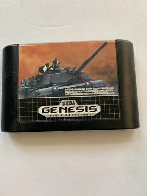 Sega Genesis ABRAMS BATTLE TANK Video Game 1991 Electronic Arts Cartridge Only - Image 1 of 4