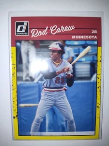 2023 Panini Donruss - Retro 1990 #278 Rod Carew Yellow Parallel - Picture 1 of 2