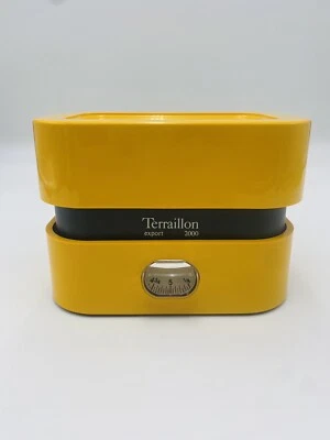 Винтажные кухонные пищевые весы Terraillon Export 4000 4 кг MCM желтые сделано во Франции - Изображение 1 из 4