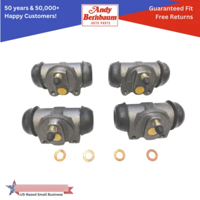 Conjunto de 4 cilindros de roda de freio dianteiro direito e esquerdo Chrysler 1933-1938 - Imagem 1 de 4