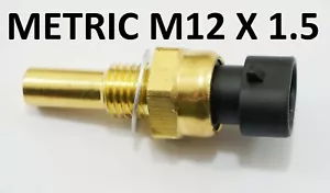 GM METRIC M12 Coolant Temp Sensor with plug Holey Holley fluid temperature CLT - Bild 1 von 4
