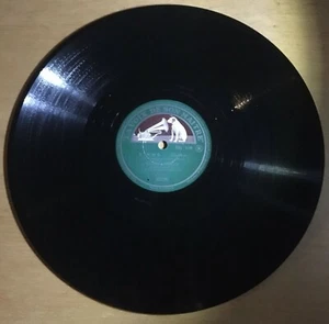 Disque Old record 78t/rpm 25cm La Voix de son Maître Gilbert Bécaud Viens - Picture 1 of 3