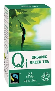 Qi Organic Green Tea, 25 Bags - Picture 1 of 1