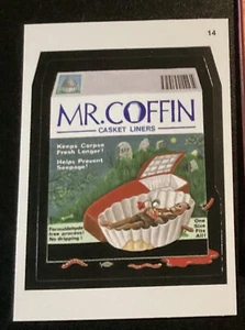 PEGATINA PAQUETES LOCOS: MR COFFIN - Mr Coffee / 2015 Topps #14 - Imagen 1 de 1