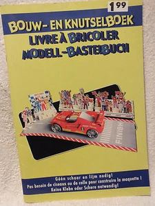 Red Race Car Punch Out Activity Book Modell-Bastelbuch Great Activity Book  - Picture 1 of 2