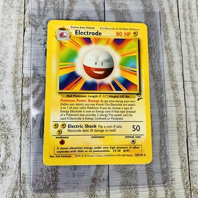 Electrode 25/130 Base Set 2 NON-HOLO Rare Pokemon Card - Image 1 of 2