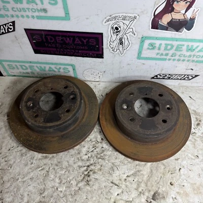 84-85 Mazda RX7 GSL SE Rear Disc Brake Rotors FB 4x114.3 - Image 1 of 4
