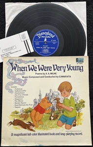 WALT DISNEY AA Milne (Winnie The Poo) – When We Were Very Young Vinyl LP 1968 EX - Imagen 1 de 20
