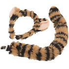  1 Set Animal Ears Hair Band Furry Tail Prop Party Headband Cosplay Costume