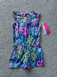 Lily Pulitzer Romper Girls Size 4-5 Years W/ Reusable Gift Bag New - Picture 1 of 4