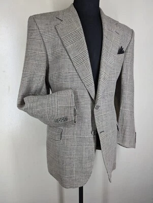 Abrigo Deportivo Calvin Klein Vintage EE. UU. 100% Lino "Oversize" EE. UU. - Talla 44 Largo Foto 1 de 4