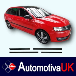 Tiras de frotar Skoda Rapid Spaceback|Protectores de puertas|Kit de molduras de protección lateral - Imagen 1 de 6