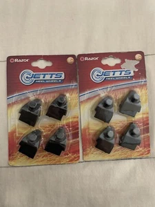 NEW 2 Packs Razor Jetts Heel Wheels Spark Pack 4 Replacement Cartridges BB11 - Picture 1 of 2