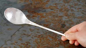 Solid Sterling Silver Spoon, Hand Forged Spoon in Sterling Silver, Hallmarked - Picture 1 of 4