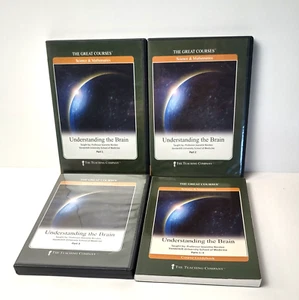 The Great Courses Understanding the Brain Parts 1-3, 6 DVD's & Book Educational - Picture 1 of 8