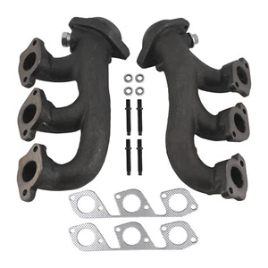 Left&Right  Cast Iron Exhaust Manifold For Ford E-250 Econoline V6 4.2L1999-2002 - Picture 1 of 12