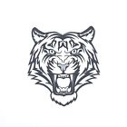 3D Tiger Head: Embroidery Patch