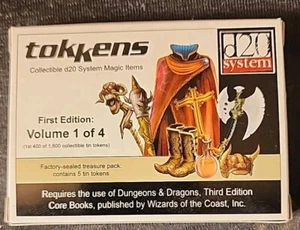 Tokkens Treasure Pack d20 Magic Items 1st Ed. Vol. 1 - #10011 - (5)Tin Cards - Picture 1 of 2
