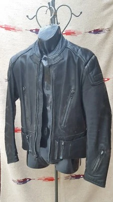 Chaqueta de cuero para motocicleta Hein Gericke de colección Pro Biker Grunge Café Montar serie V Foto 1 de 4
