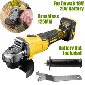 Amoladora angular inalámbrica 125 mm amoladora con motor sin escobillas para batería Dewalt 18V 20V - Imagen 1 de 12