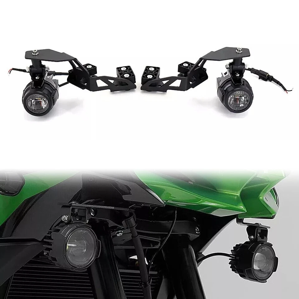 Кронштейн для противотуманных фар переднего прожектора мотоцикла для Kawasaki VERSYS 650 2014-2022 - Изображение 1 из 4