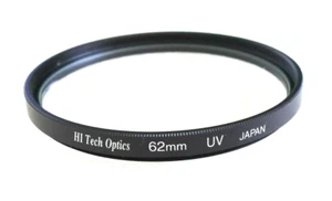 62mm Hi Tech Optics UV Filter - NEW - Picture 1 of 4