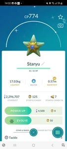 Pokemon Go Shiny Staryu - Picture 1 of 2